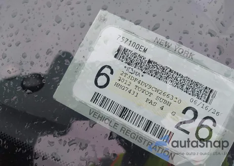 2012 Toyota Rav4 Limited из США, поврежденный, VIN 2T3DF4DV9CW266310